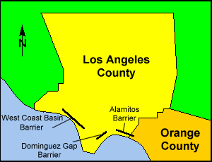3 different barriers within  LA 