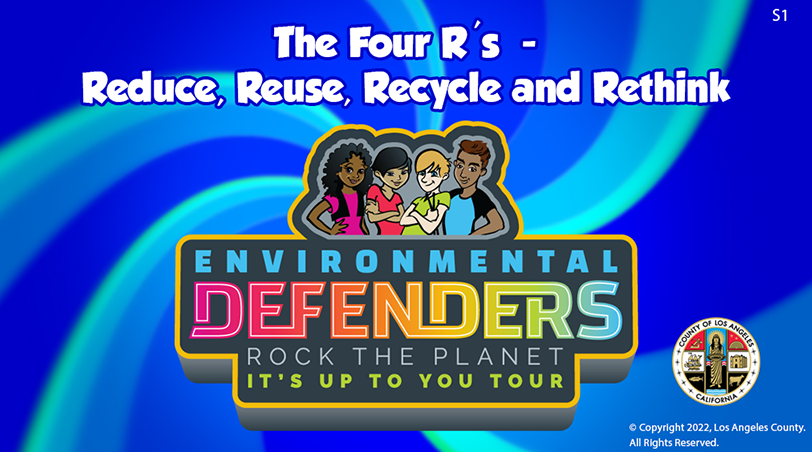 The Four R's (Reduce, Reuse, Recycle, Rethink) Grades K-3 Lesson Plan