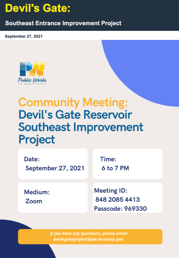 Virtual community meeting invite
