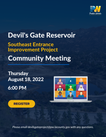 Virtual community meeting invite